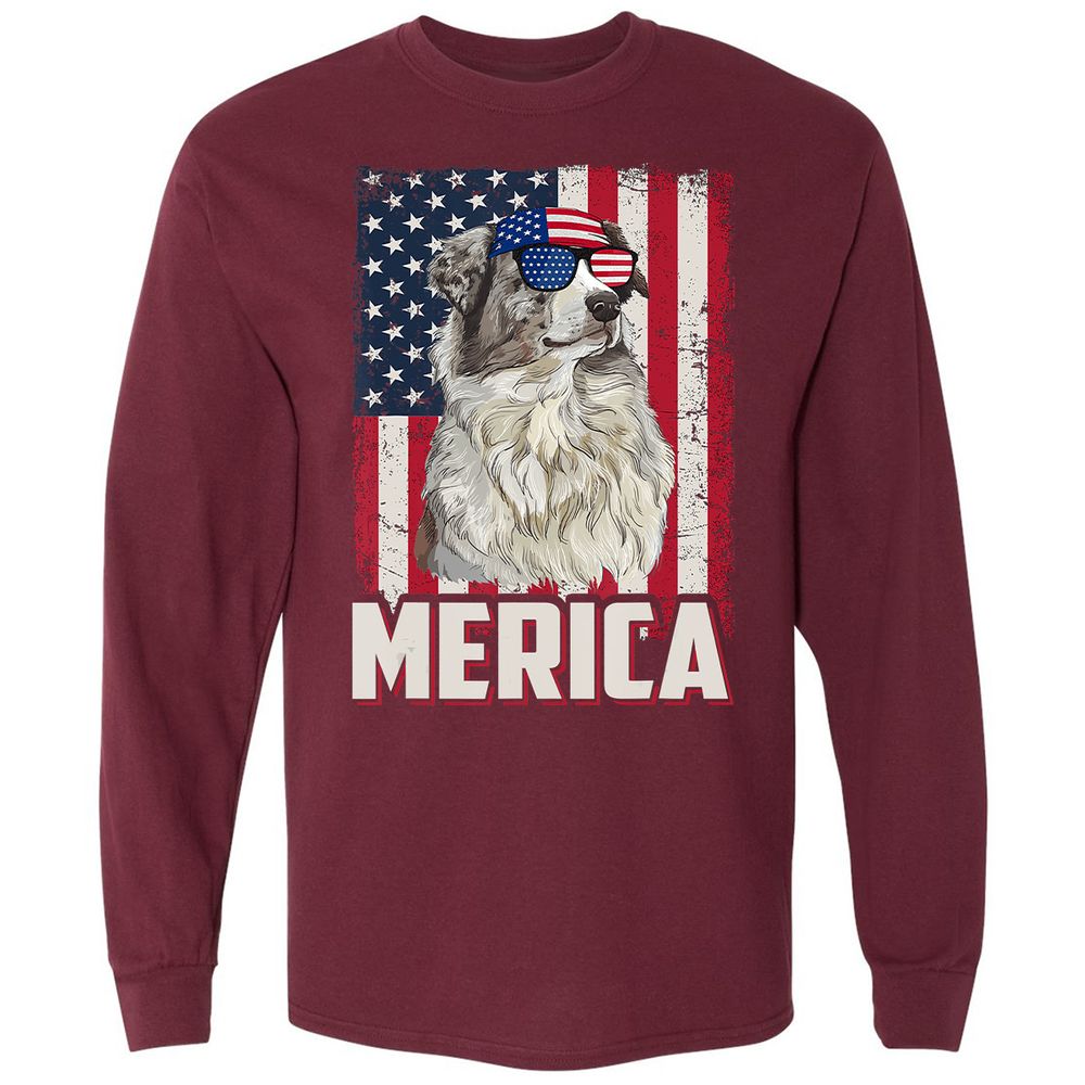 Long Sleeve T-Shirt - 24QAPXBF - Maroon - 11