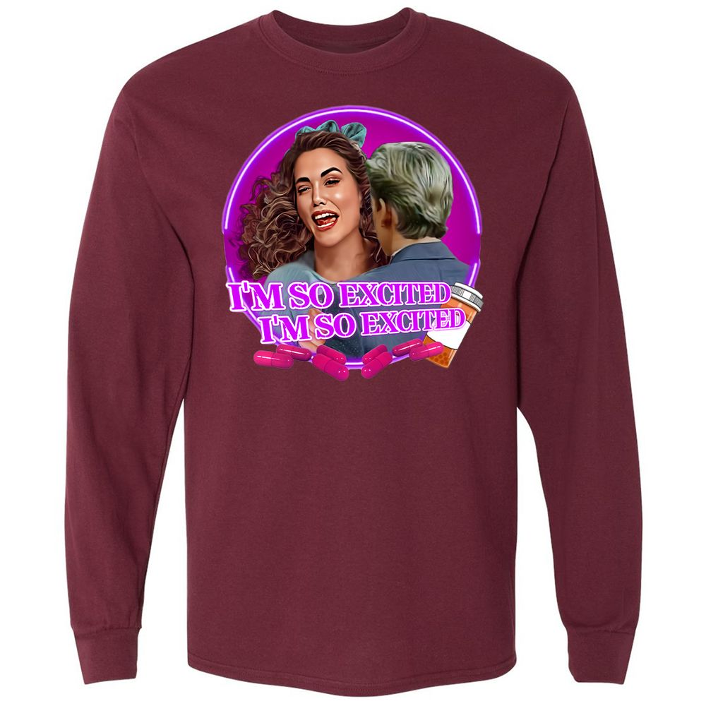 Long Sleeve T-Shirt - AXY85UUR - Maroon - 11