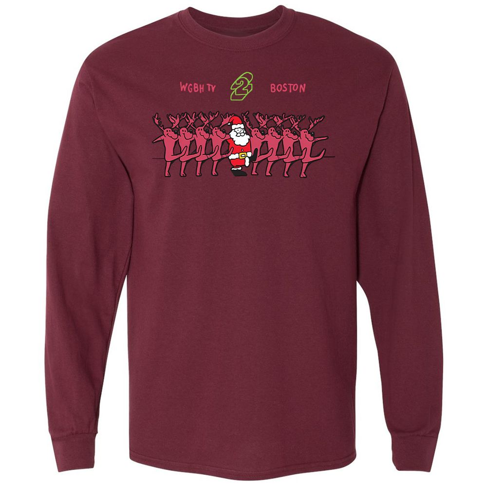 Long Sleeve T-Shirt - YR1CB38R - Maroon - 11