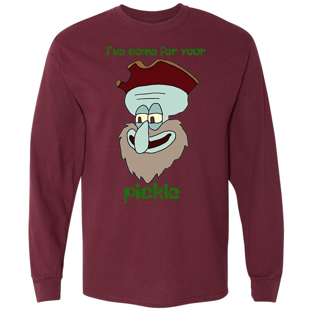 Long Sleeve T-Shirt - DTKHNQAX - Maroon - 11