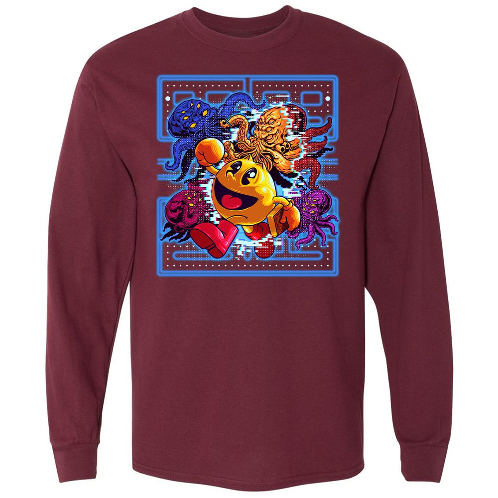 Long Sleeve T-Shirt - 4GPC768Q - Maroon - 11