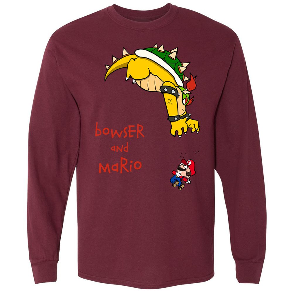 Long Sleeve T-Shirt - CLL7TW27 - Maroon - 11