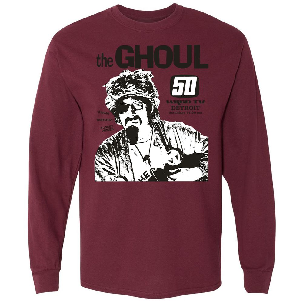 Long Sleeve T-Shirt - UGP4Y62X - Maroon - 11