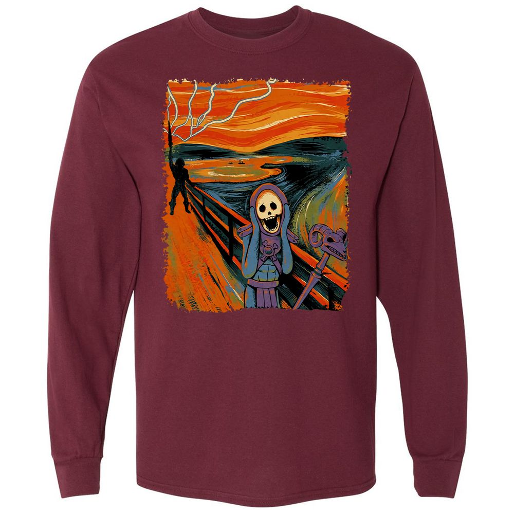 Long Sleeve T-Shirt - HGC7ME7N - Maroon - 11