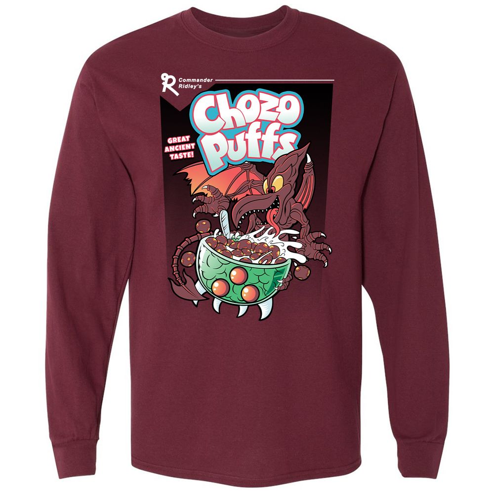 Long Sleeve T-Shirt - KVWCLT27 - Maroon - 11