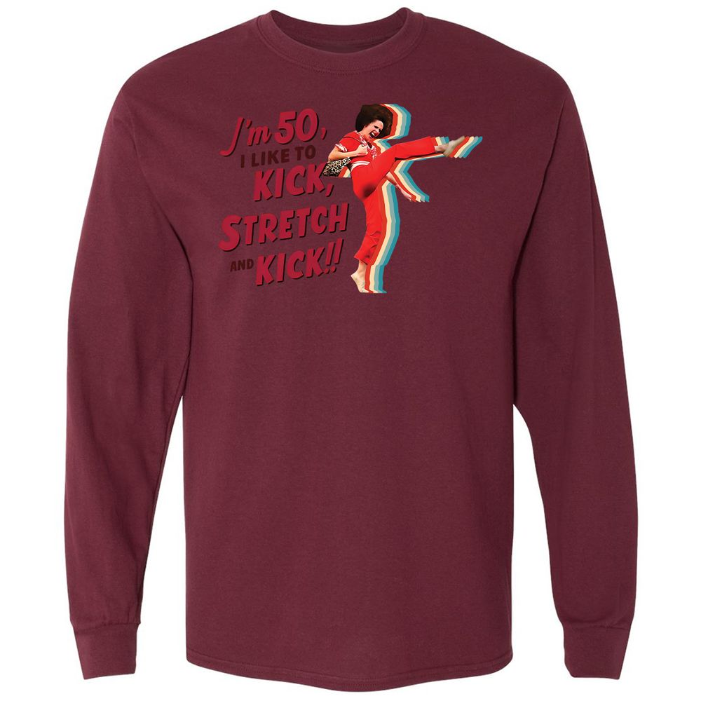 Long Sleeve T-Shirt - KRJHWDHV - Maroon - 11