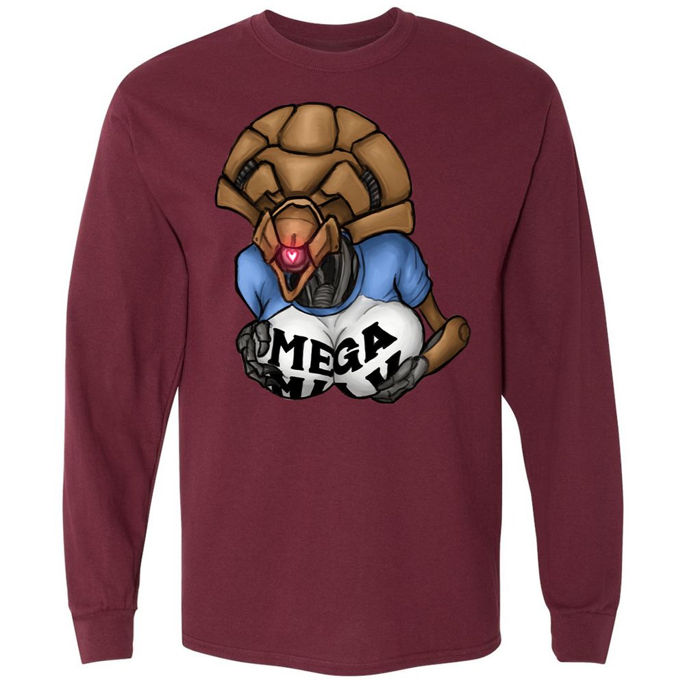 Long Sleeve T-Shirt - QU4S3PWC - Maroon - 11