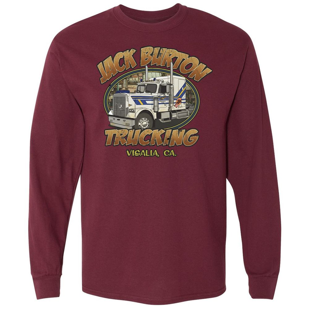 Long Sleeve T-Shirt - NK4BU45E - Maroon - 11