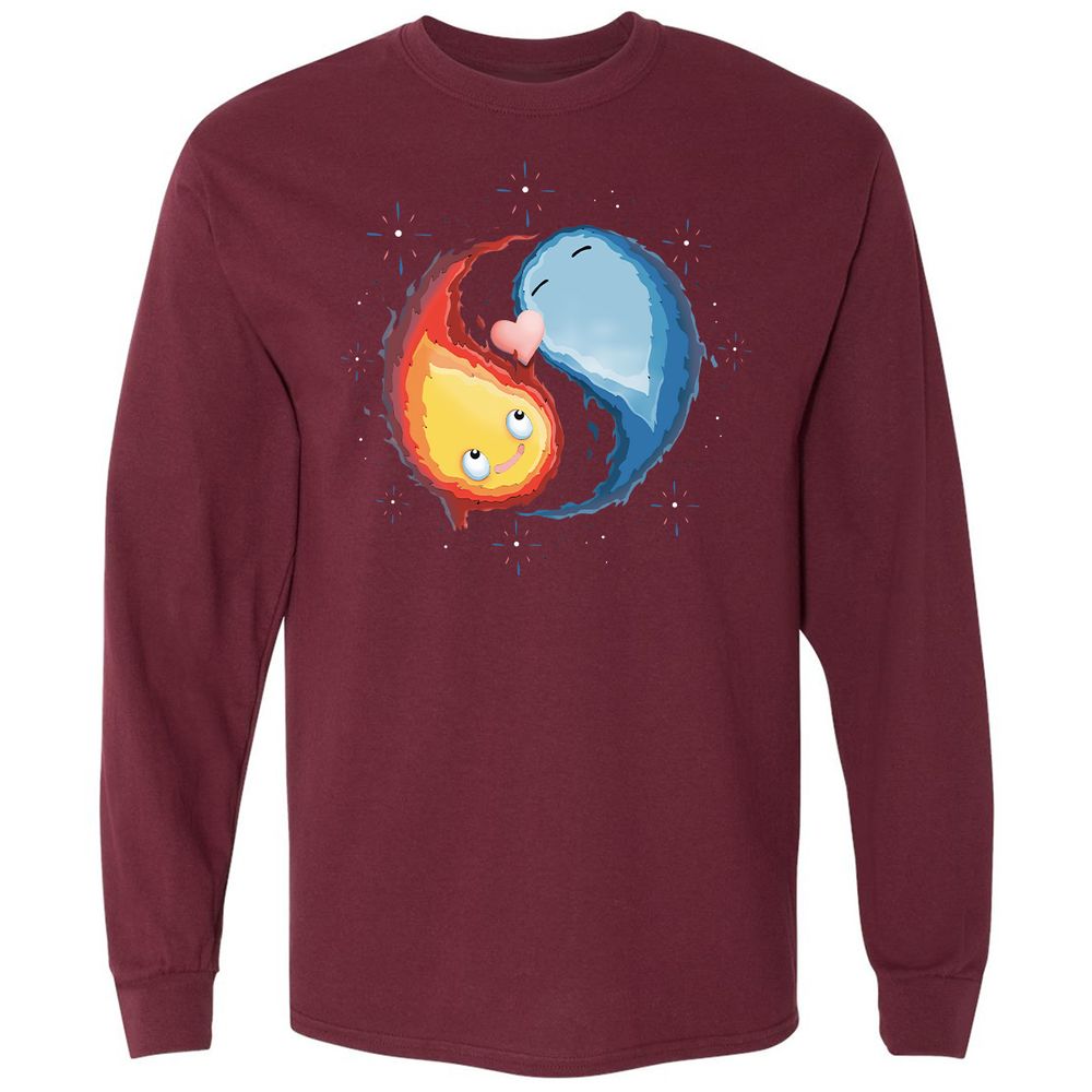 Long Sleeve T-Shirt - RNHYA4UT - Maroon - 11