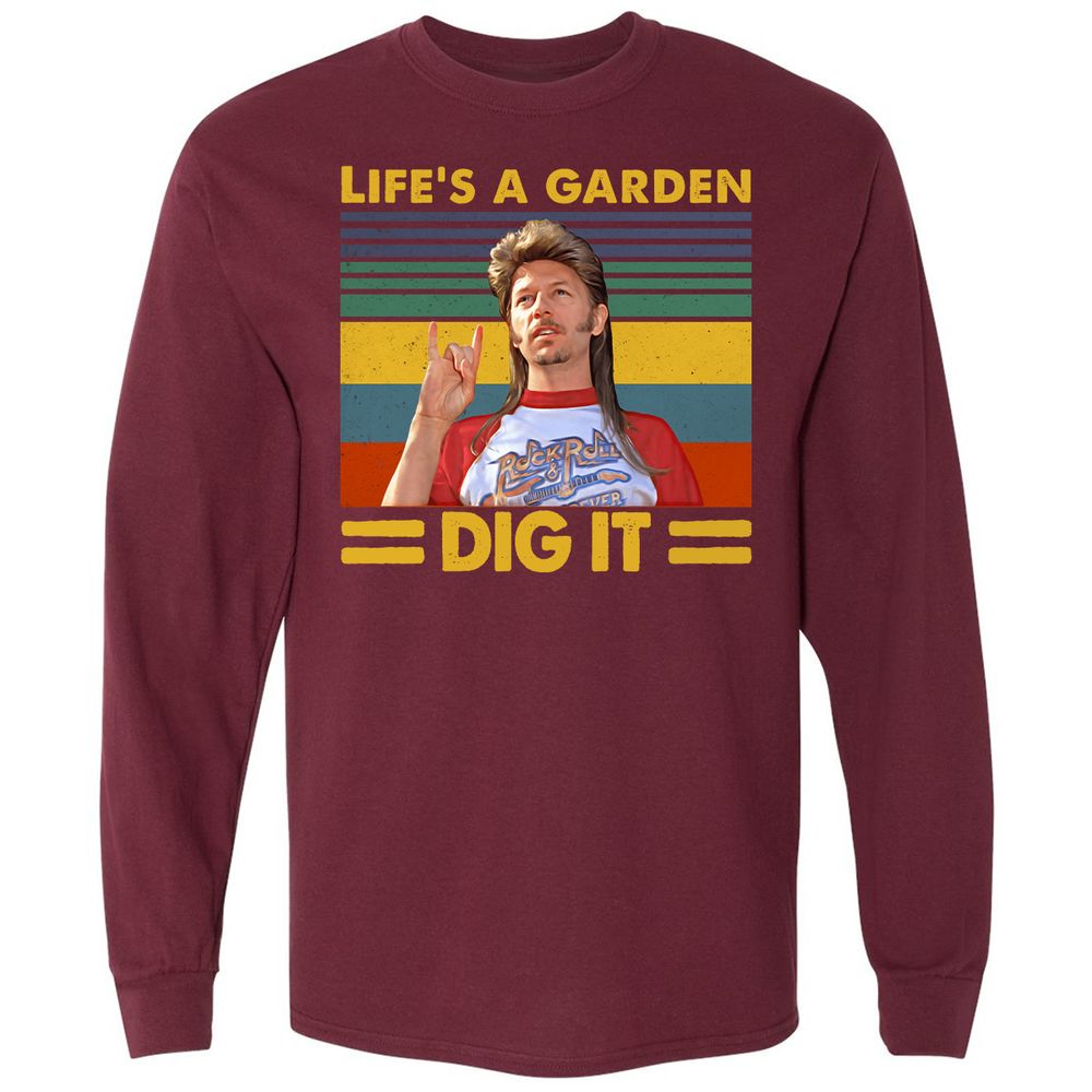 Long Sleeve T-Shirt - YJV45T9B - Maroon - 11
