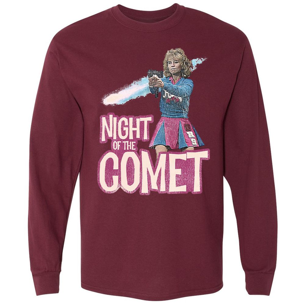 Long Sleeve T-Shirt - FF8ZLKJM - Maroon - 11