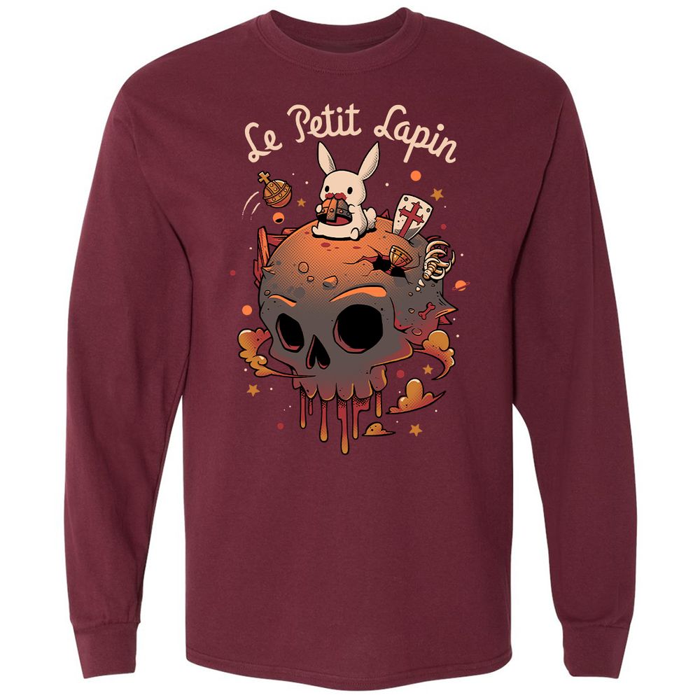 Long Sleeve T-Shirt - ZRDWRCVW - Maroon - 11
