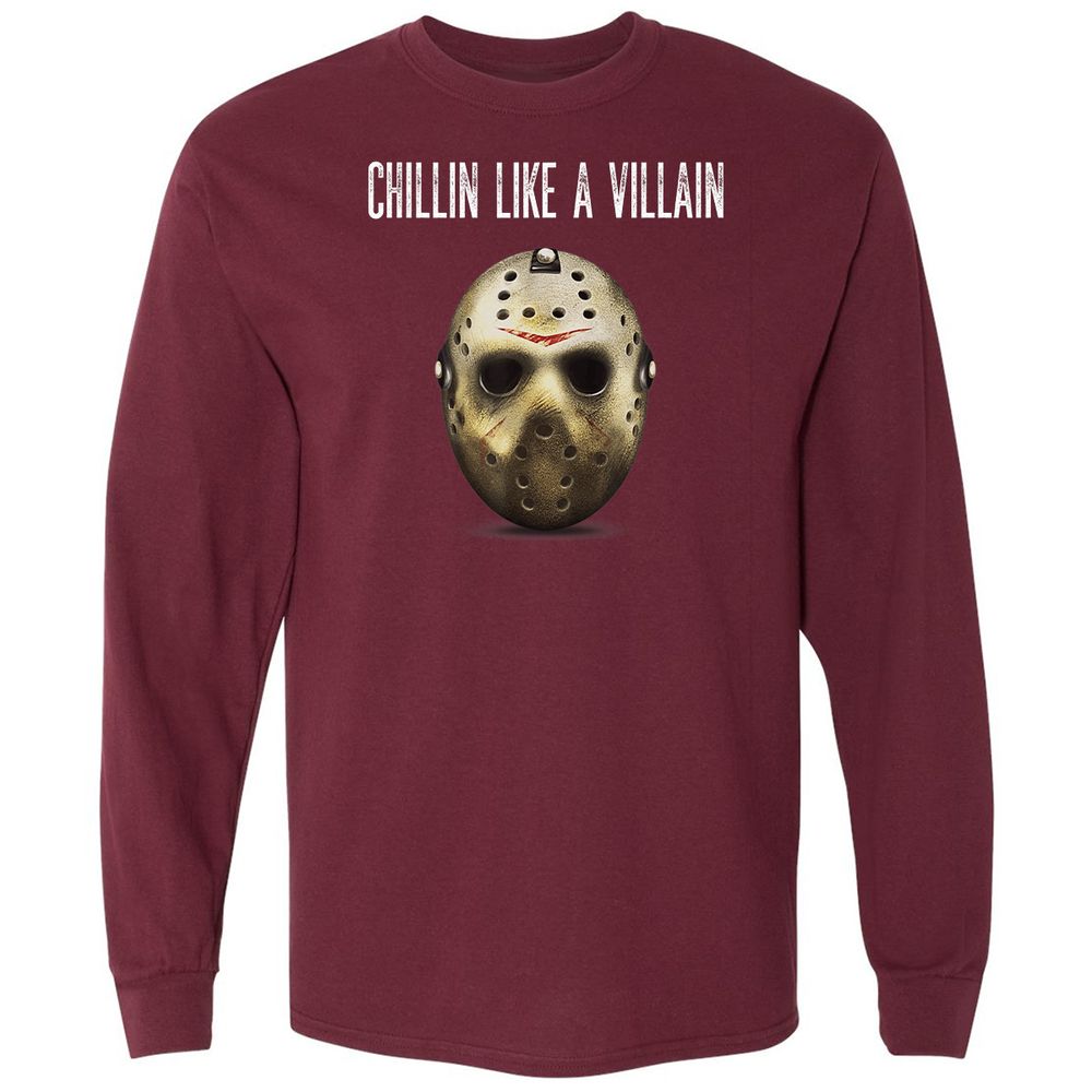 Long Sleeve T-Shirt - SDA6GJWL - Maroon - 11