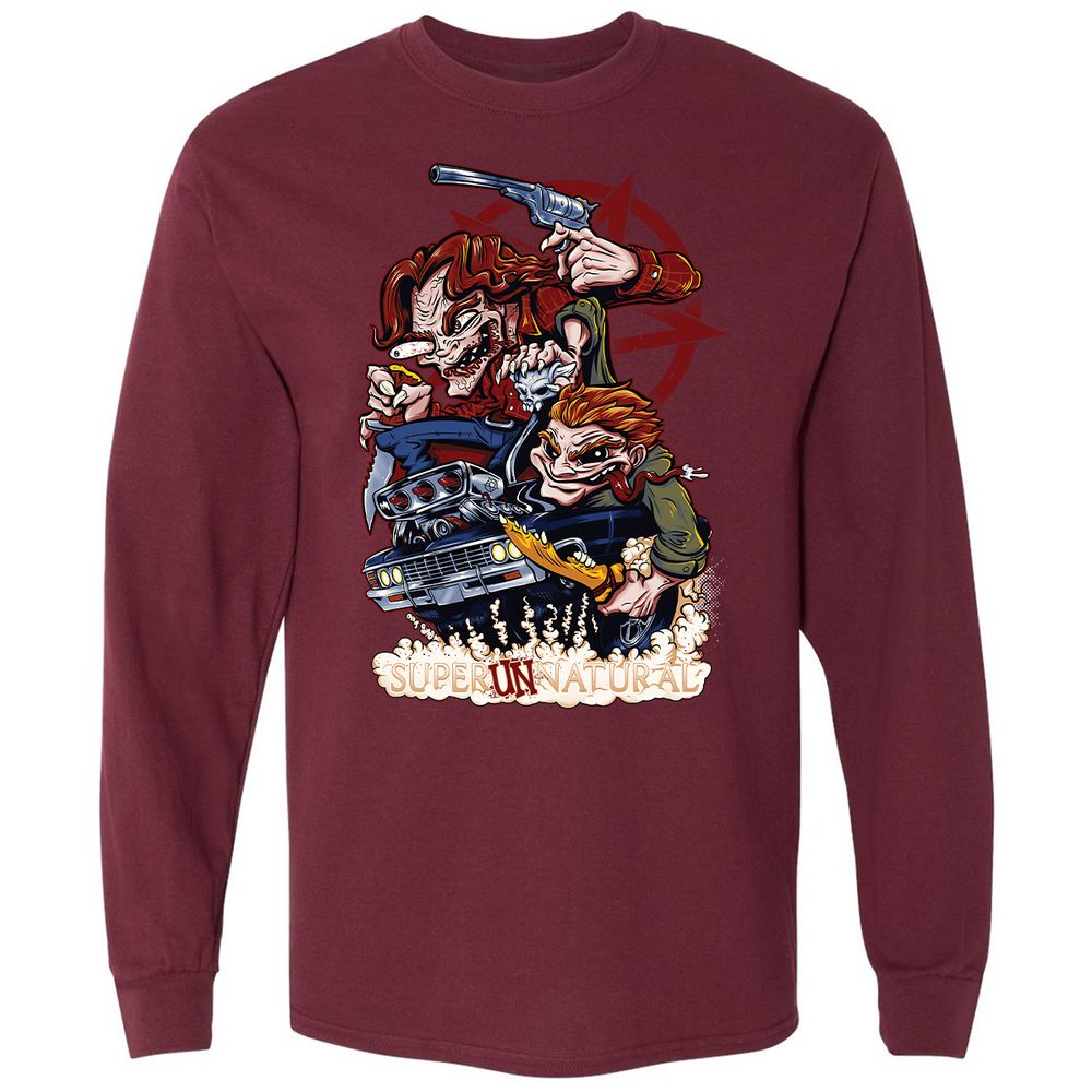 Long Sleeve T-Shirt - VNPNWLG6 - Maroon - 11
