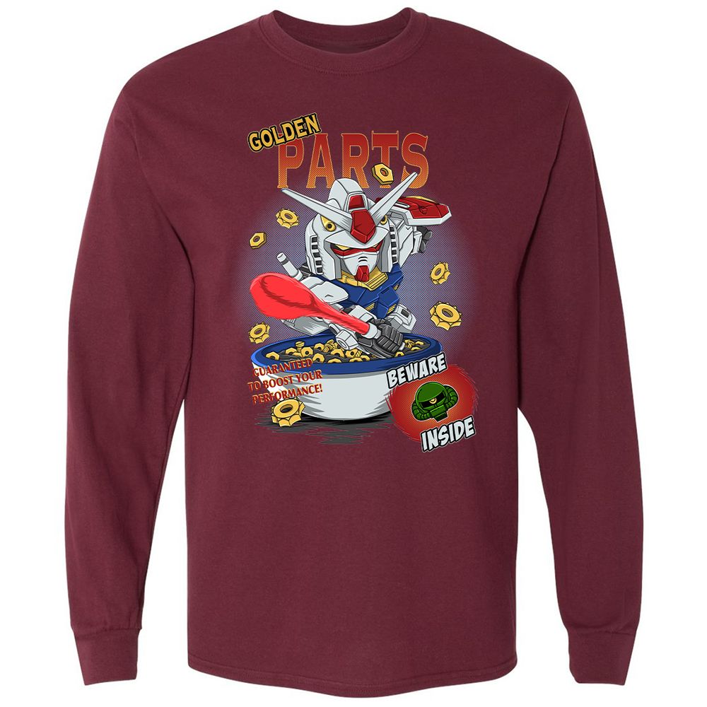 Long Sleeve T-Shirt - 82TBFMSM - Maroon - 11