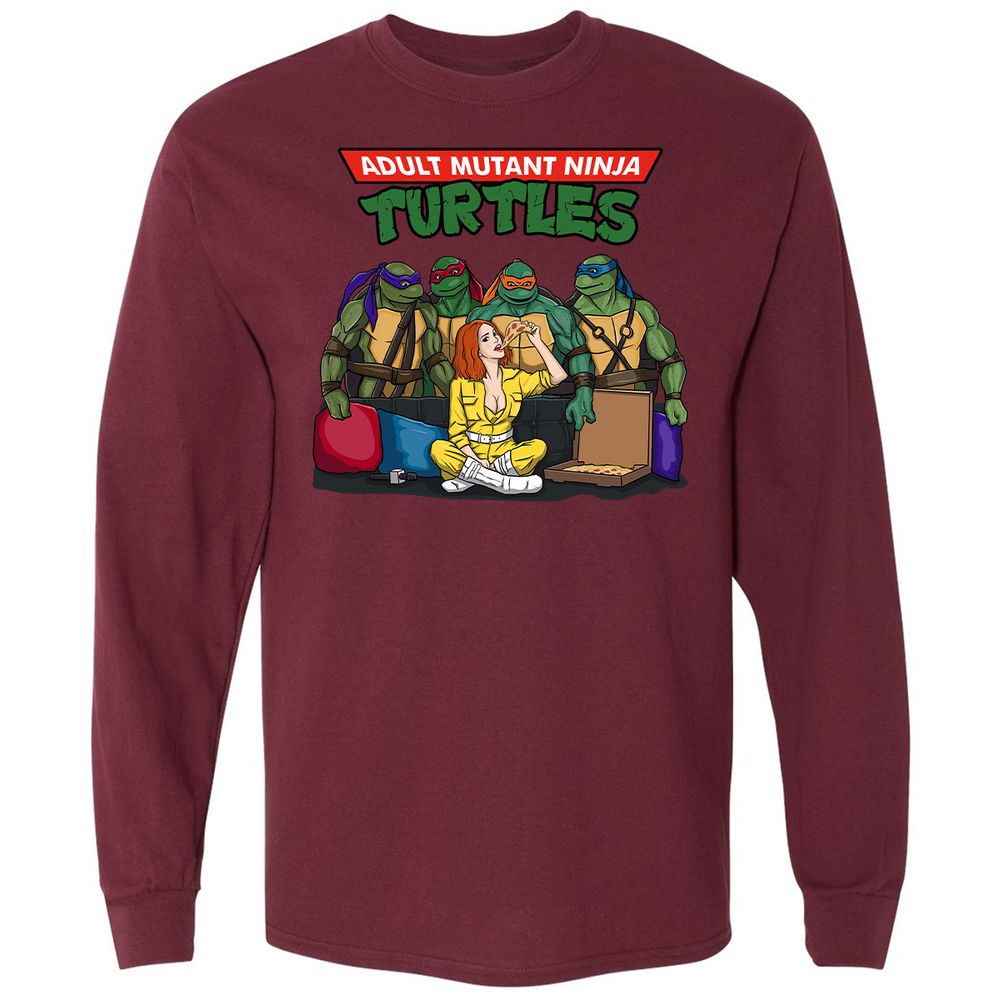 Long Sleeve T-Shirt - 22KUZ6LZ - Maroon - 11