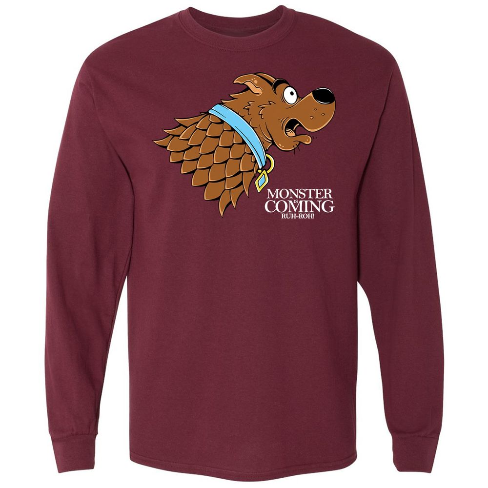 Long Sleeve T-Shirt - MQH2SJRU - Maroon - 11