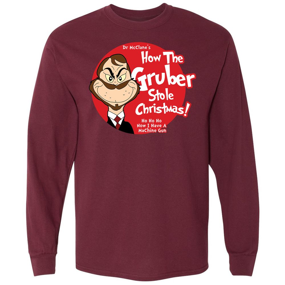 Long Sleeve T-Shirt - 72ZZWULY - Maroon - 11
