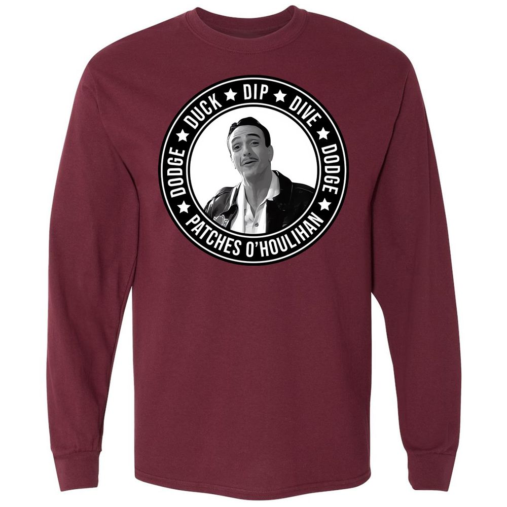 Long Sleeve T-Shirt - KNKVZB4X - Maroon - 11