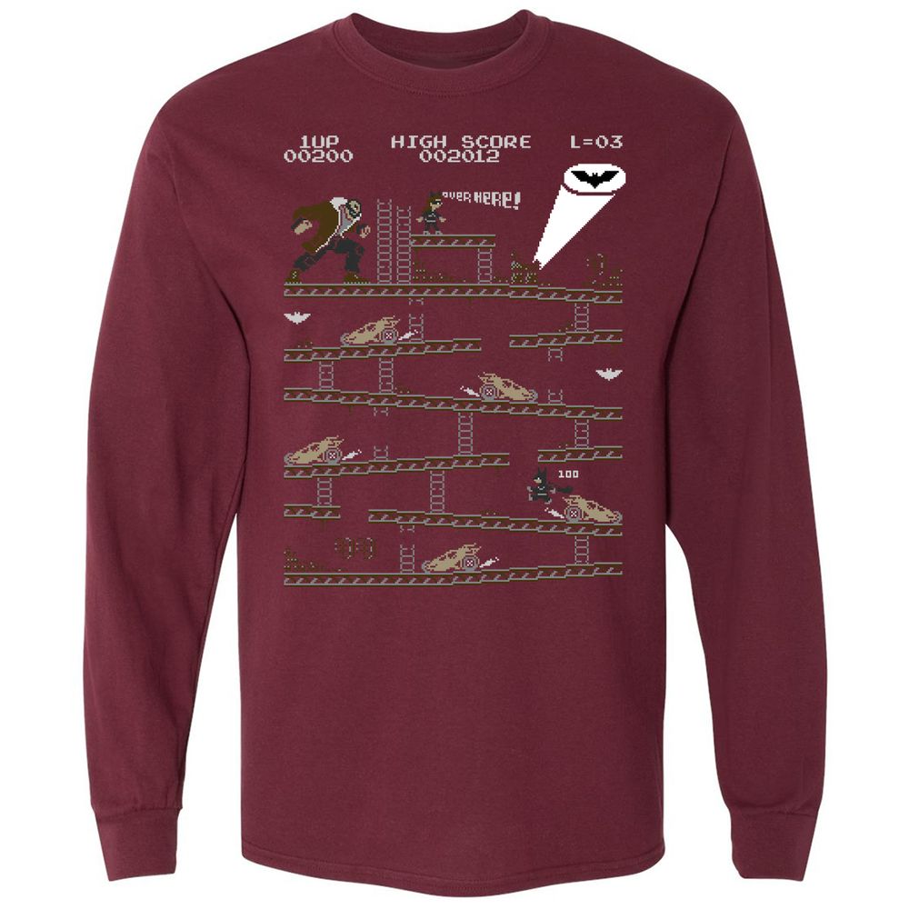 Long Sleeve T-Shirt - MA3U2Y8F - Maroon - 11