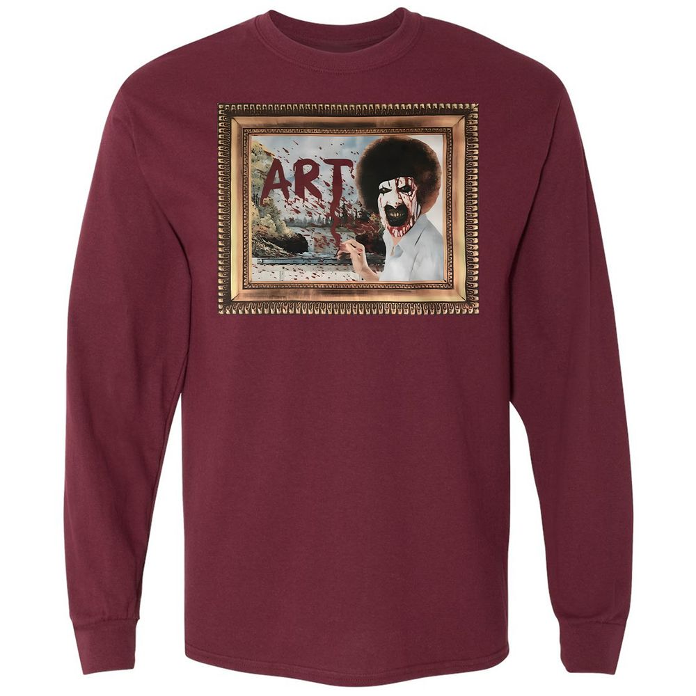 Long Sleeve T-Shirt - AERW6B58 - Maroon - 11