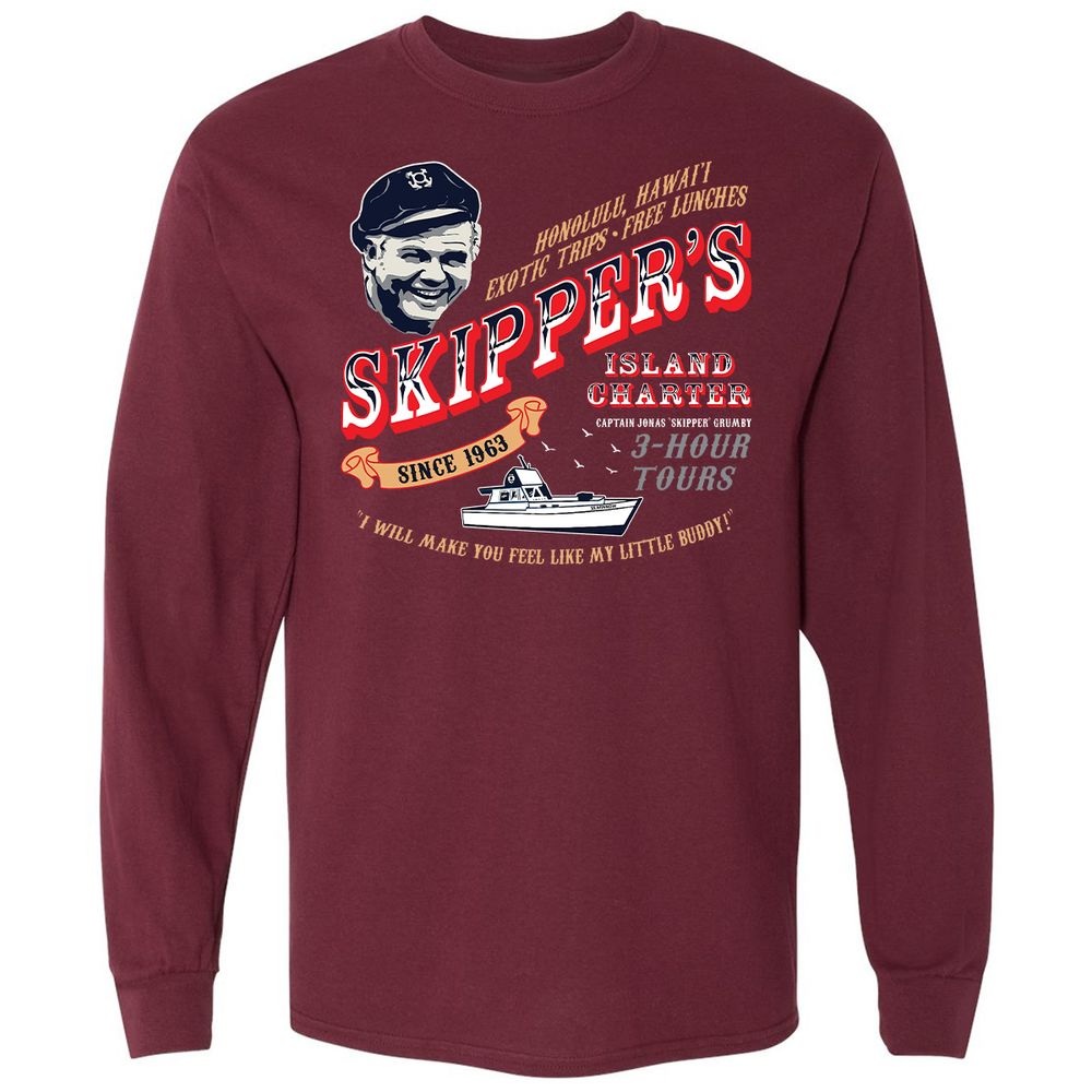 Skipper's Island Charter - Maroon - 11