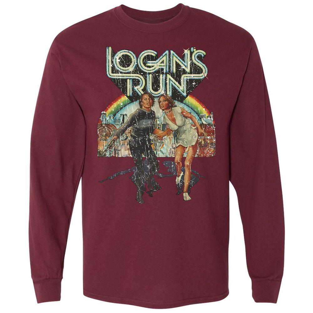 Long Sleeve T-Shirt - 8JE5CCW6 - Maroon - 11