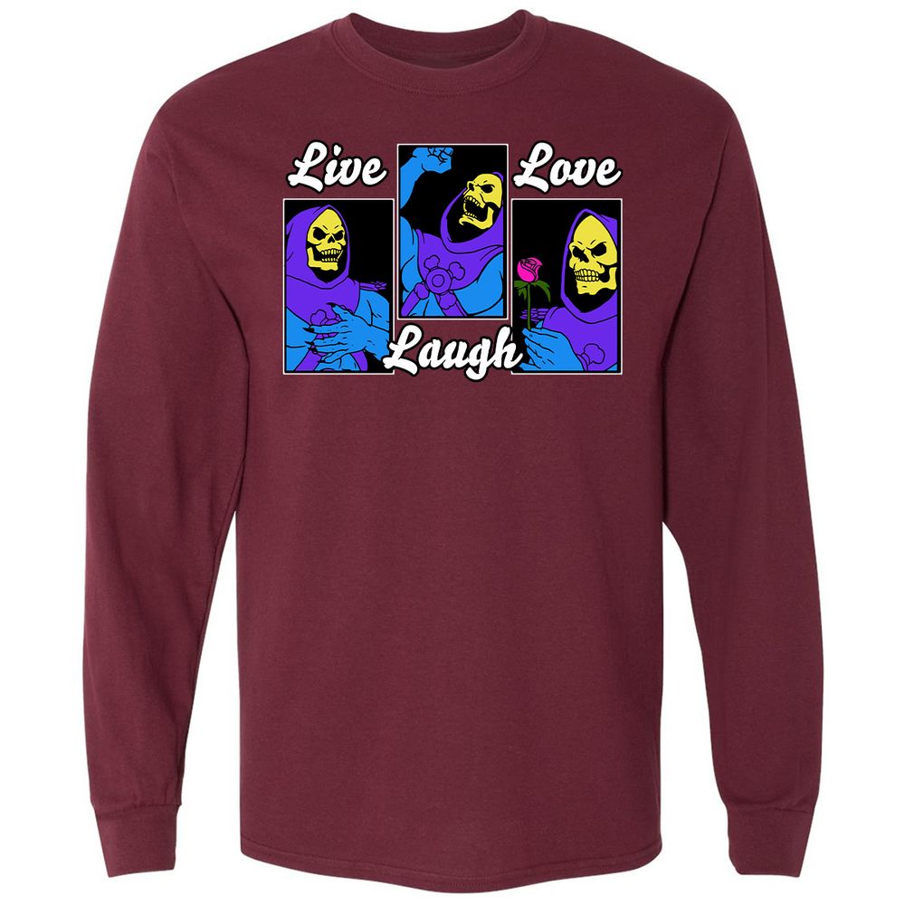 Long Sleeve T-Shirt - QT656U3Q - Maroon - 11