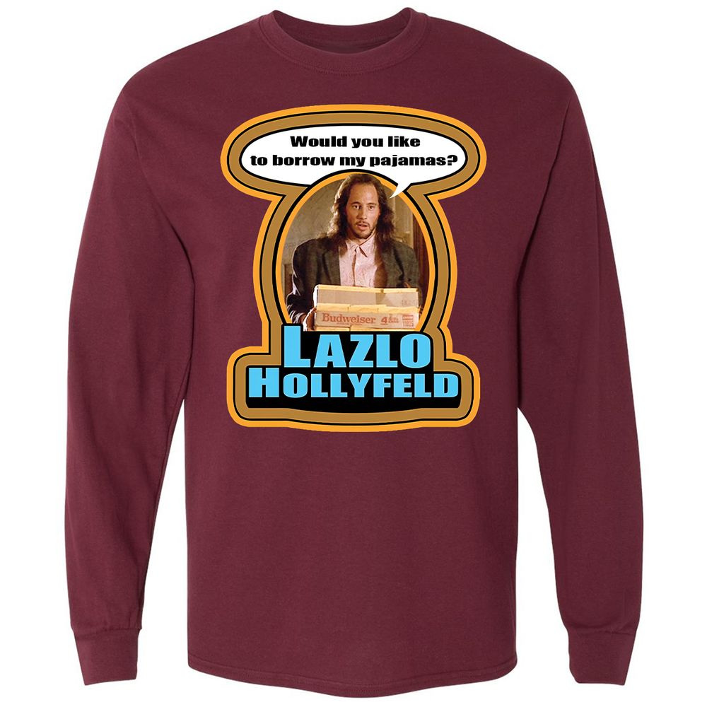 Long Sleeve T-Shirt - LB5SW7WN - Maroon - 11