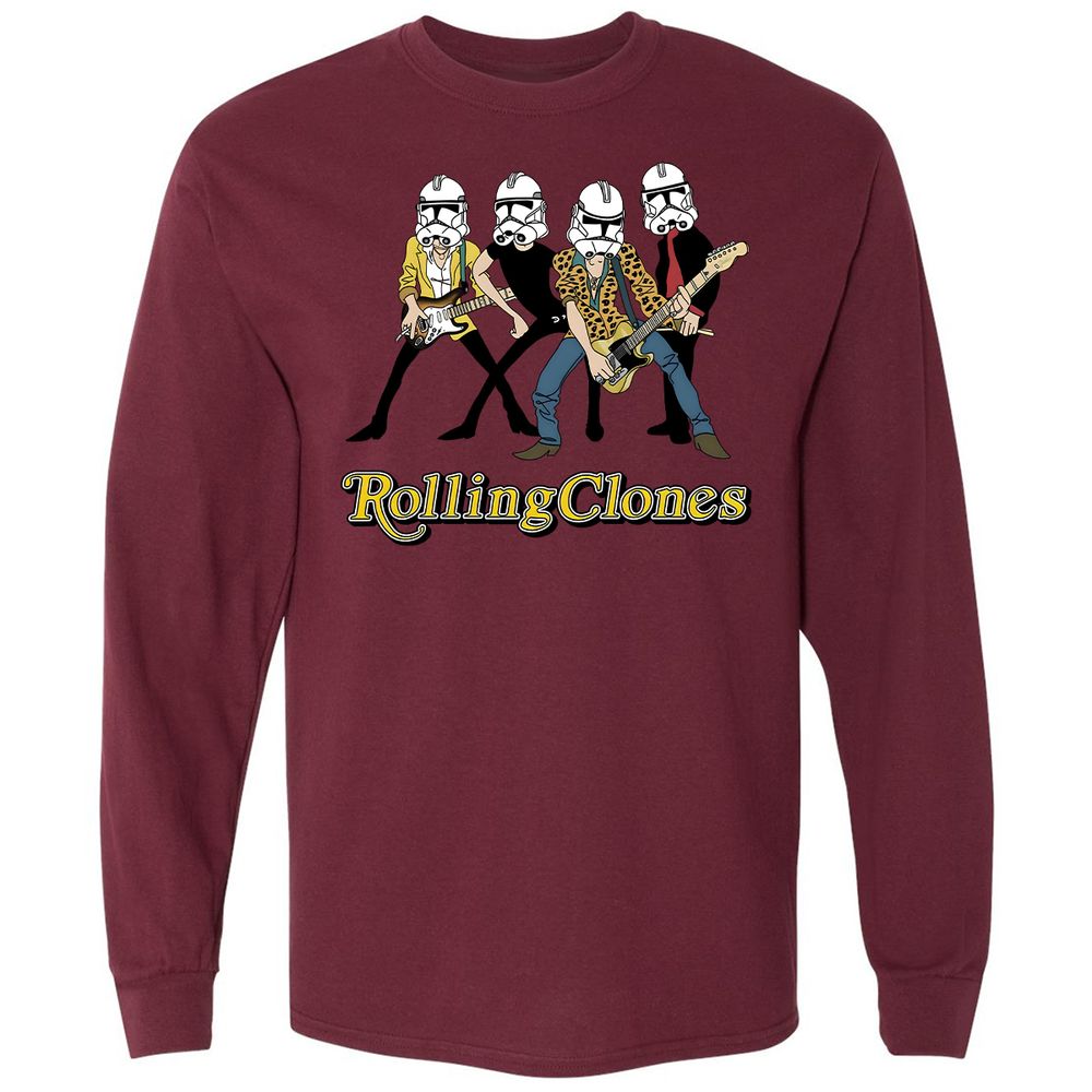 Long Sleeve T-Shirt - 2WYYYTD9 - Maroon - 11