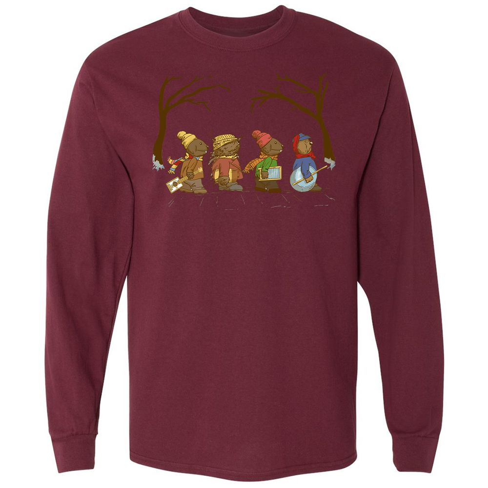 Long Sleeve T-Shirt - MXSXE48N - Maroon - 11