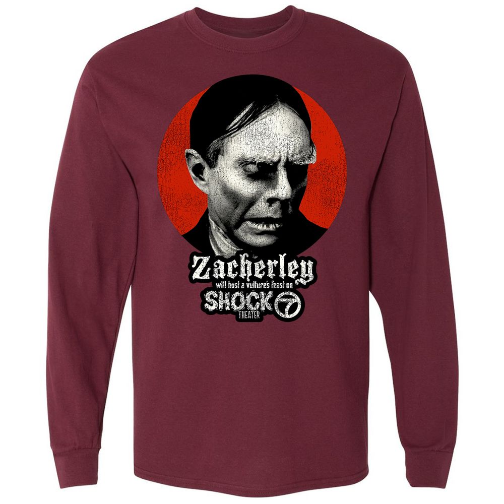 Long Sleeve T-Shirt - S7DXYLS9 - Maroon - 11