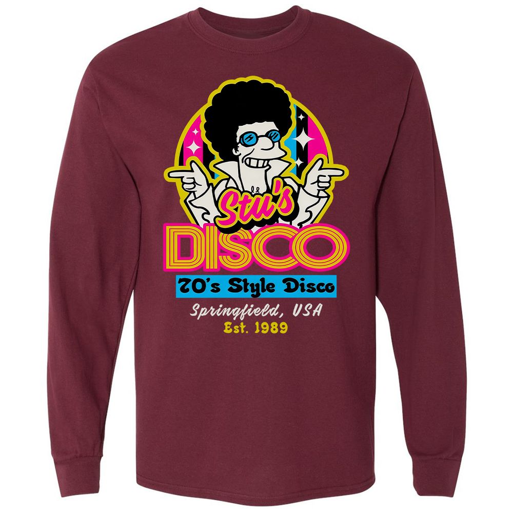 Long Sleeve T-Shirt - 4YNTUNGS - Maroon - 11