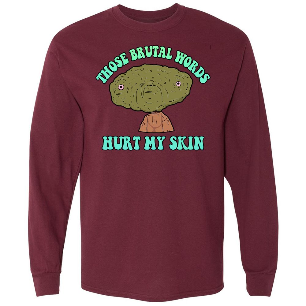 Long Sleeve T-Shirt - N8J9TNNV - Maroon - 11