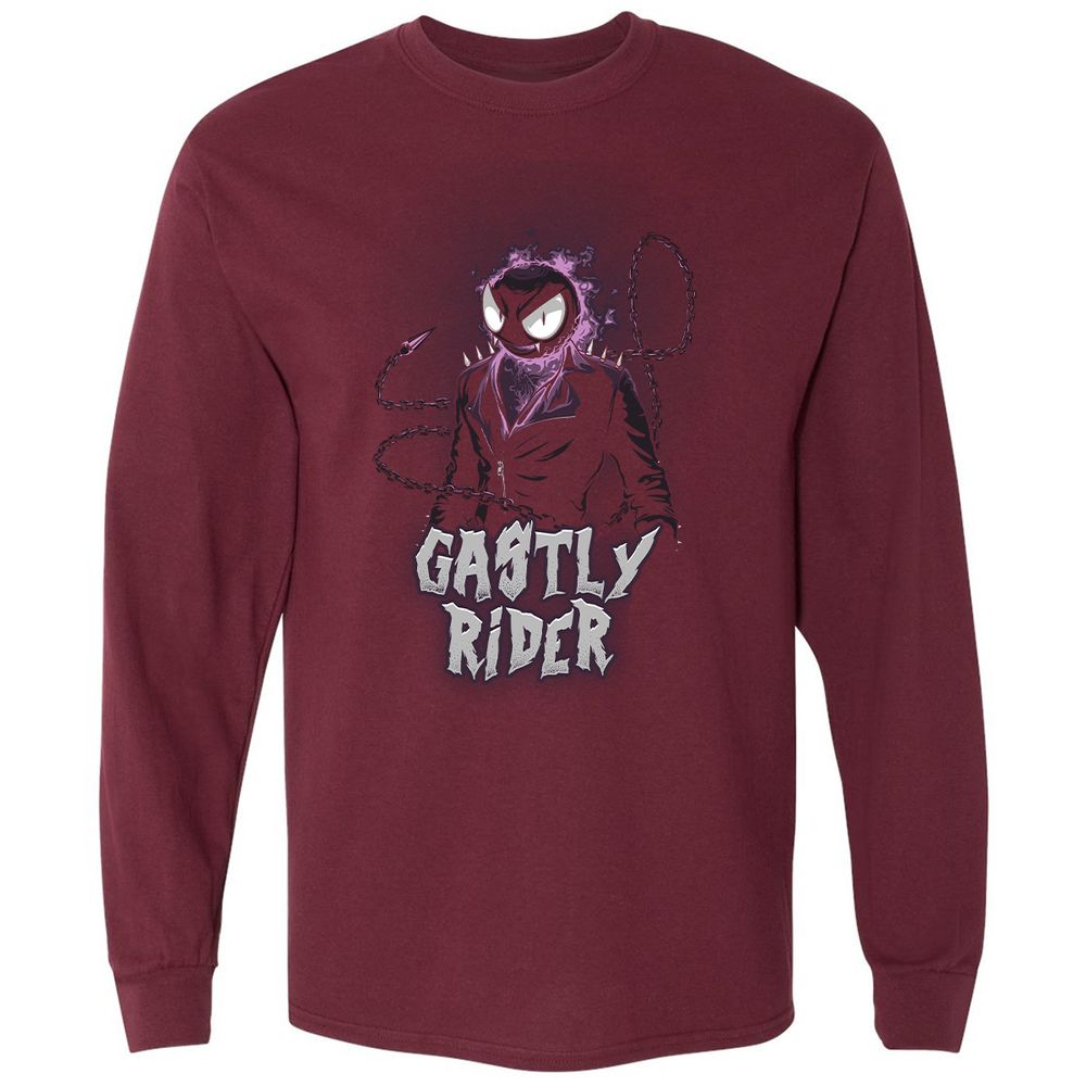 Long Sleeve T-Shirt - P2YUAKYK - Maroon - 11
