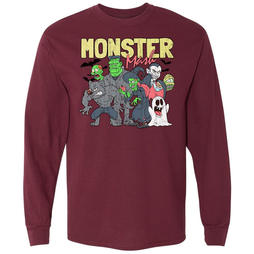 Long Sleeve T-Shirt - 5EXWS5XZ - Maroon - 11