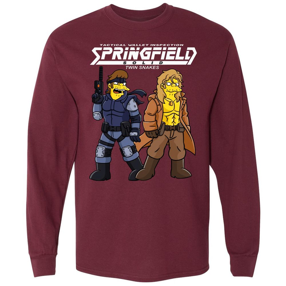 Long Sleeve T-Shirt - K2MUF5UW - Maroon - 11