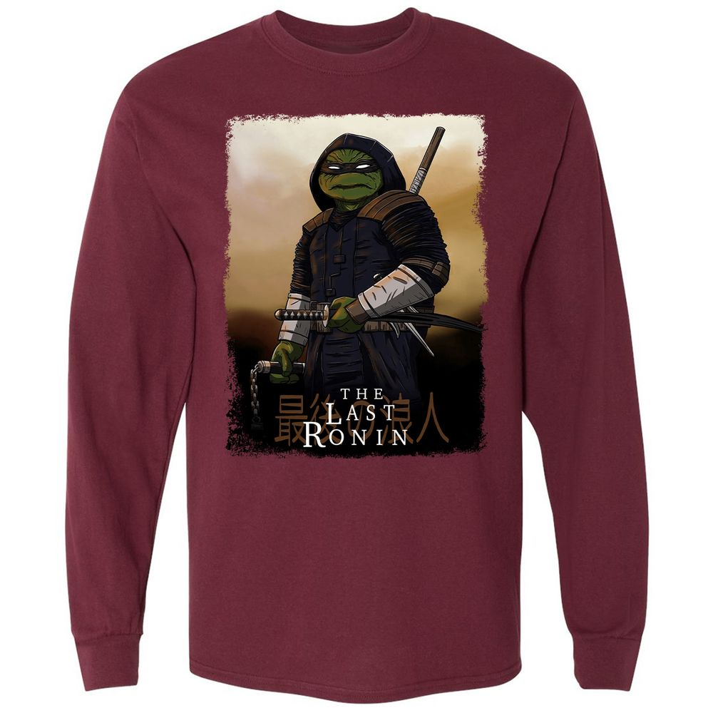 Long Sleeve T-Shirt - Y99BJZPA - Maroon - 11