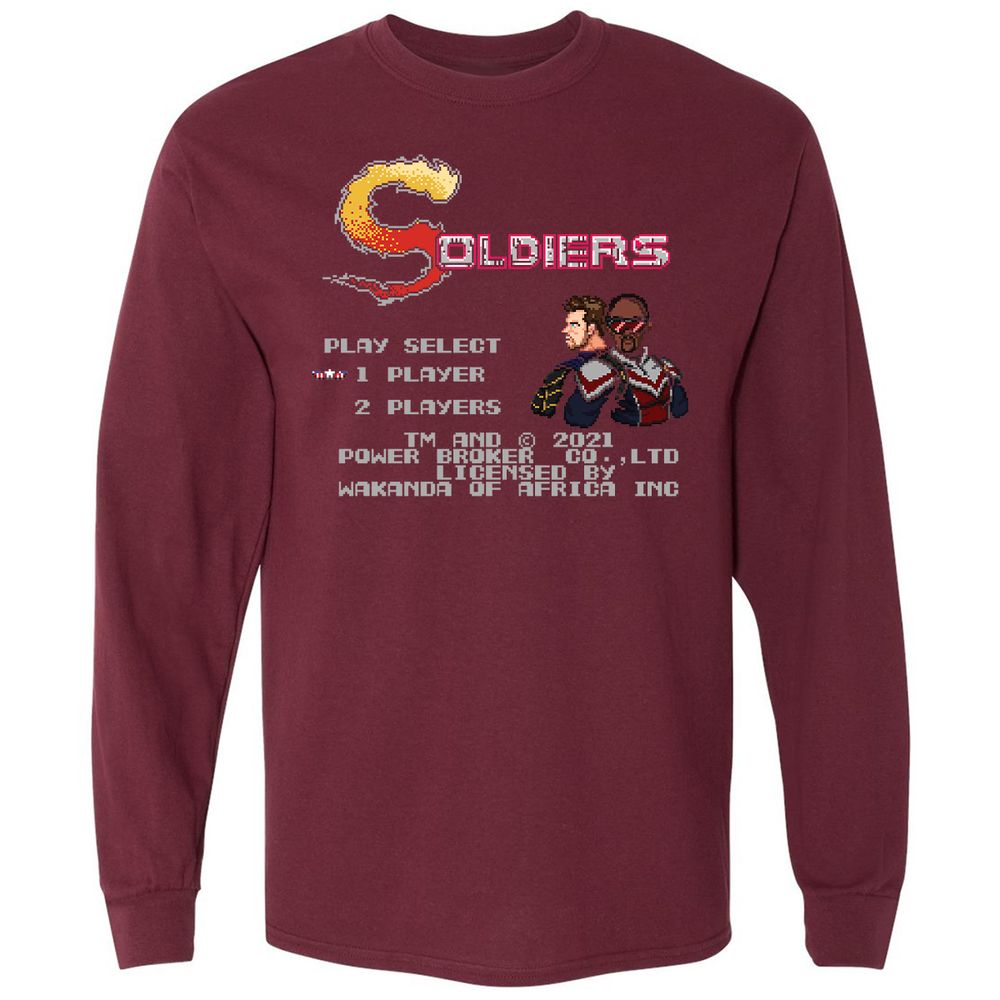 Long Sleeve T-Shirt - 9Z2B2R7E - Maroon - 11