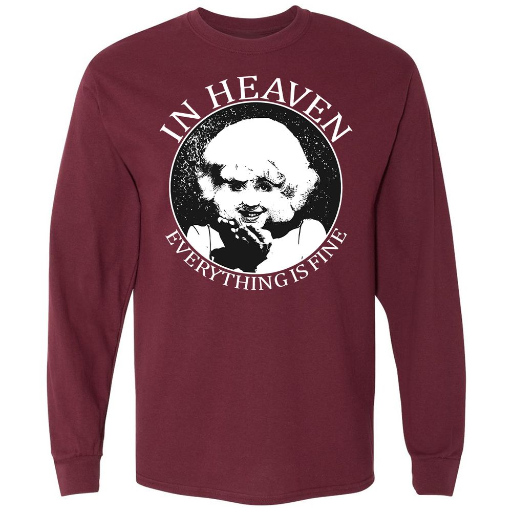 Long Sleeve T-Shirt - ESL6C6US - Maroon - 11