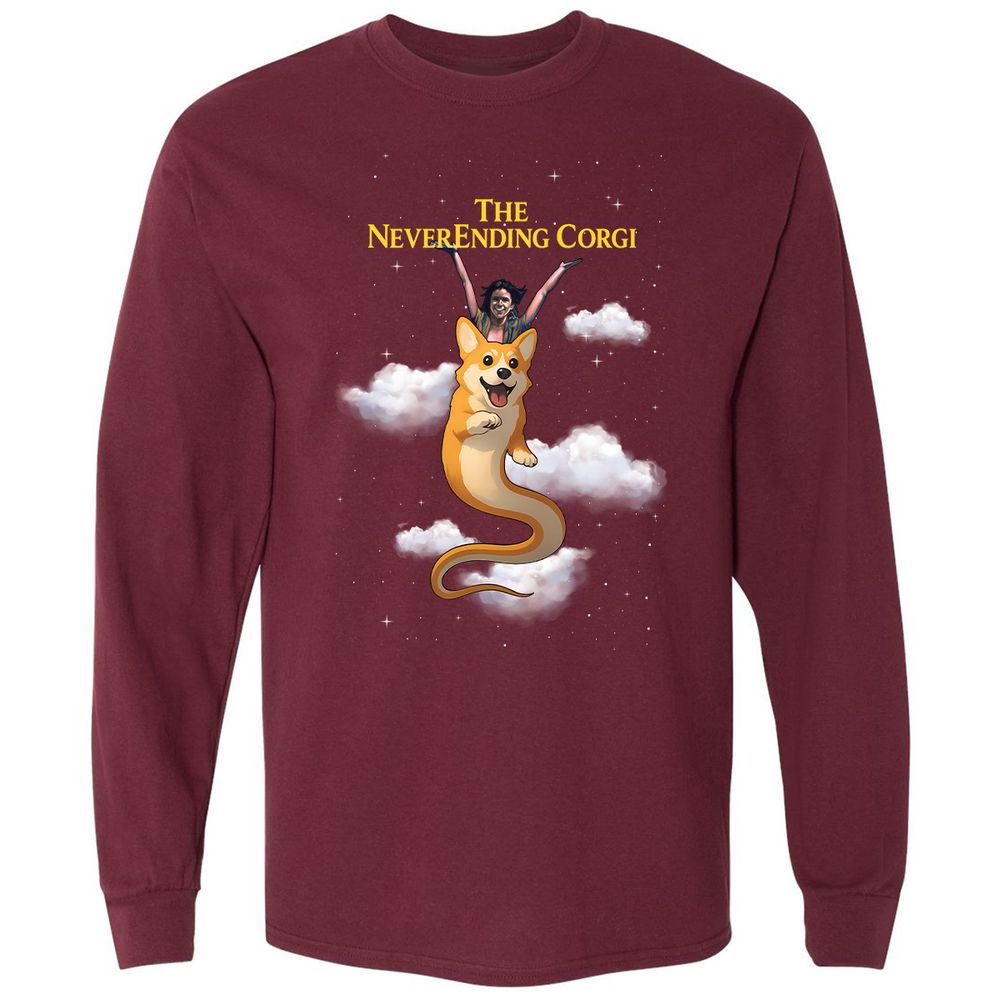 Long Sleeve T-Shirt - 81DGJ7HA - Maroon - 11