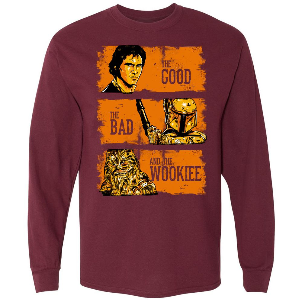 Long Sleeve T-Shirt - QJRUFBGT - Maroon - 11