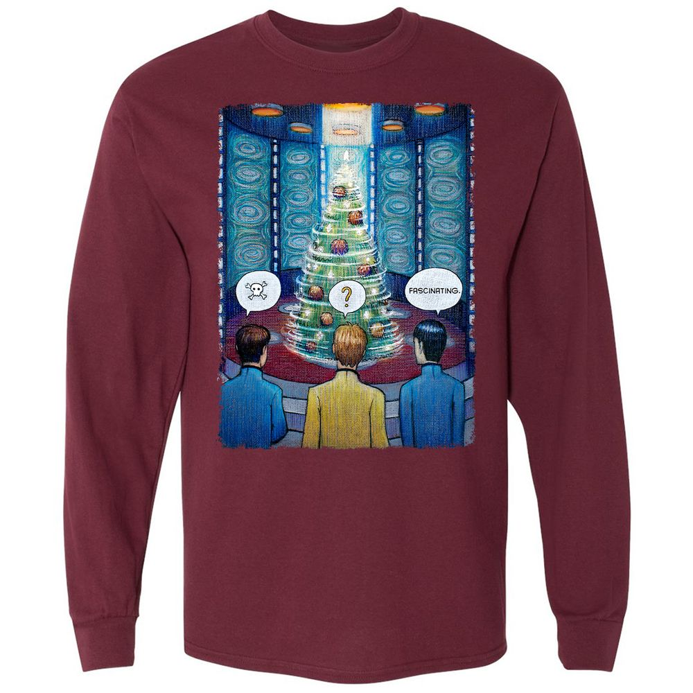 Long Sleeve T-Shirt - F72NWVYE - Maroon - 11