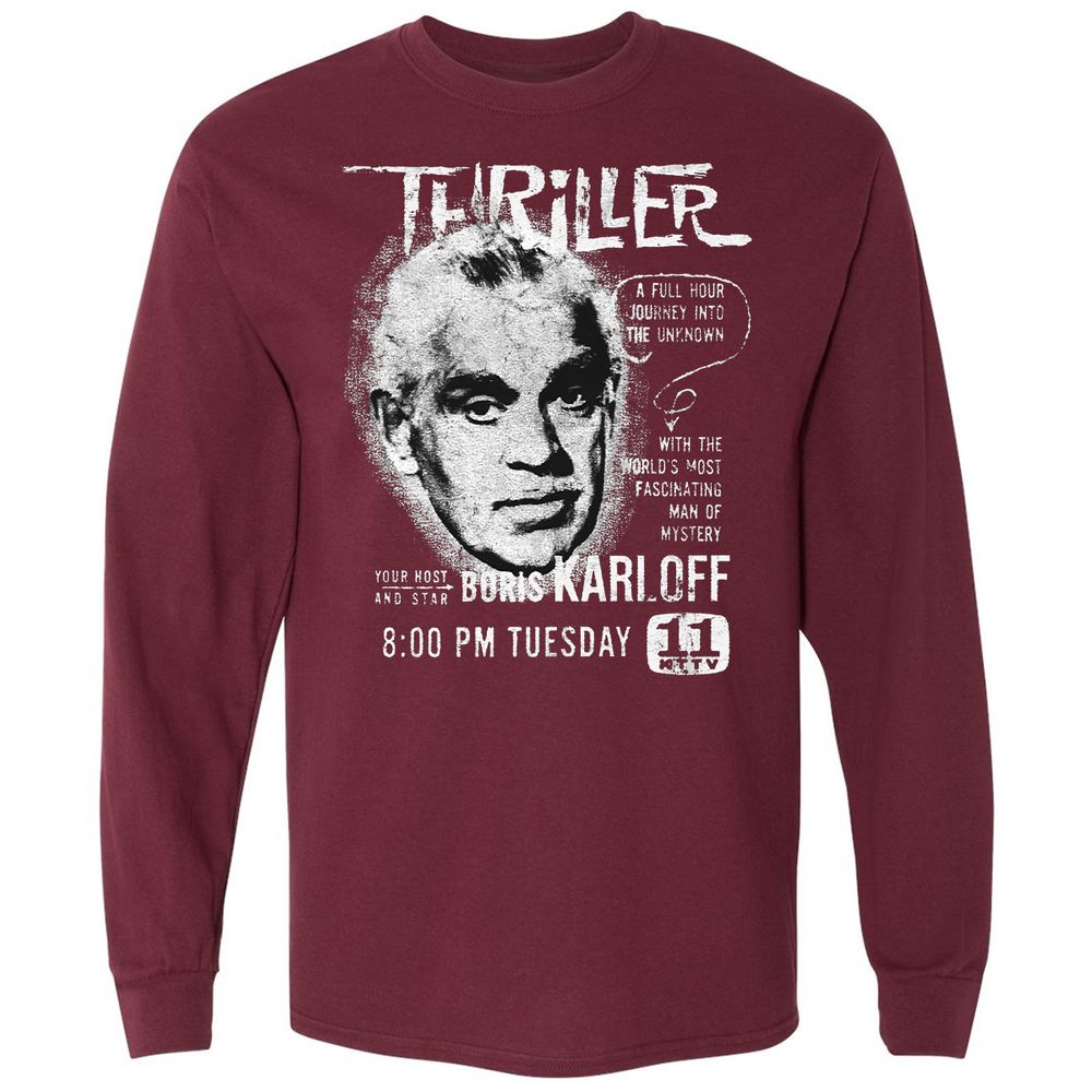 Long Sleeve T-Shirt - SUB85Q2T - Maroon - 11