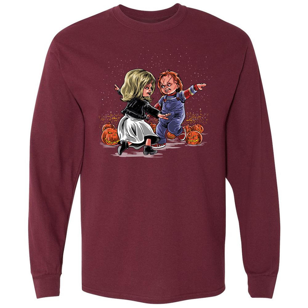 Long Sleeve T-Shirt - 1EHPTFU2 - Maroon - 11