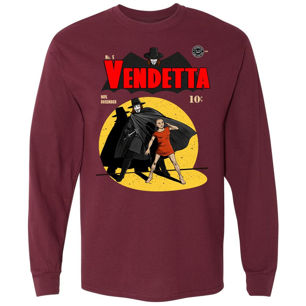 Long Sleeve T-Shirt - L92G361A - Maroon - 11