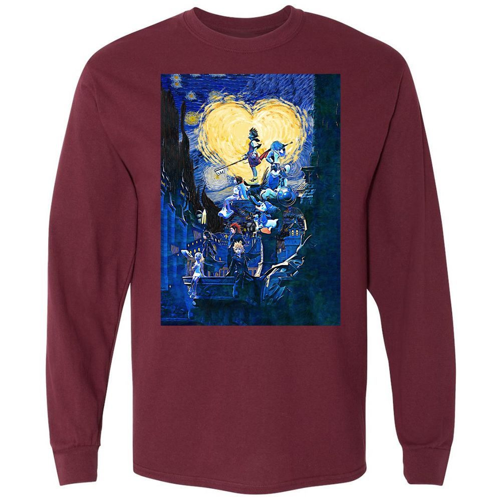 Long Sleeve T-Shirt - NGFFV58W - Maroon - 11