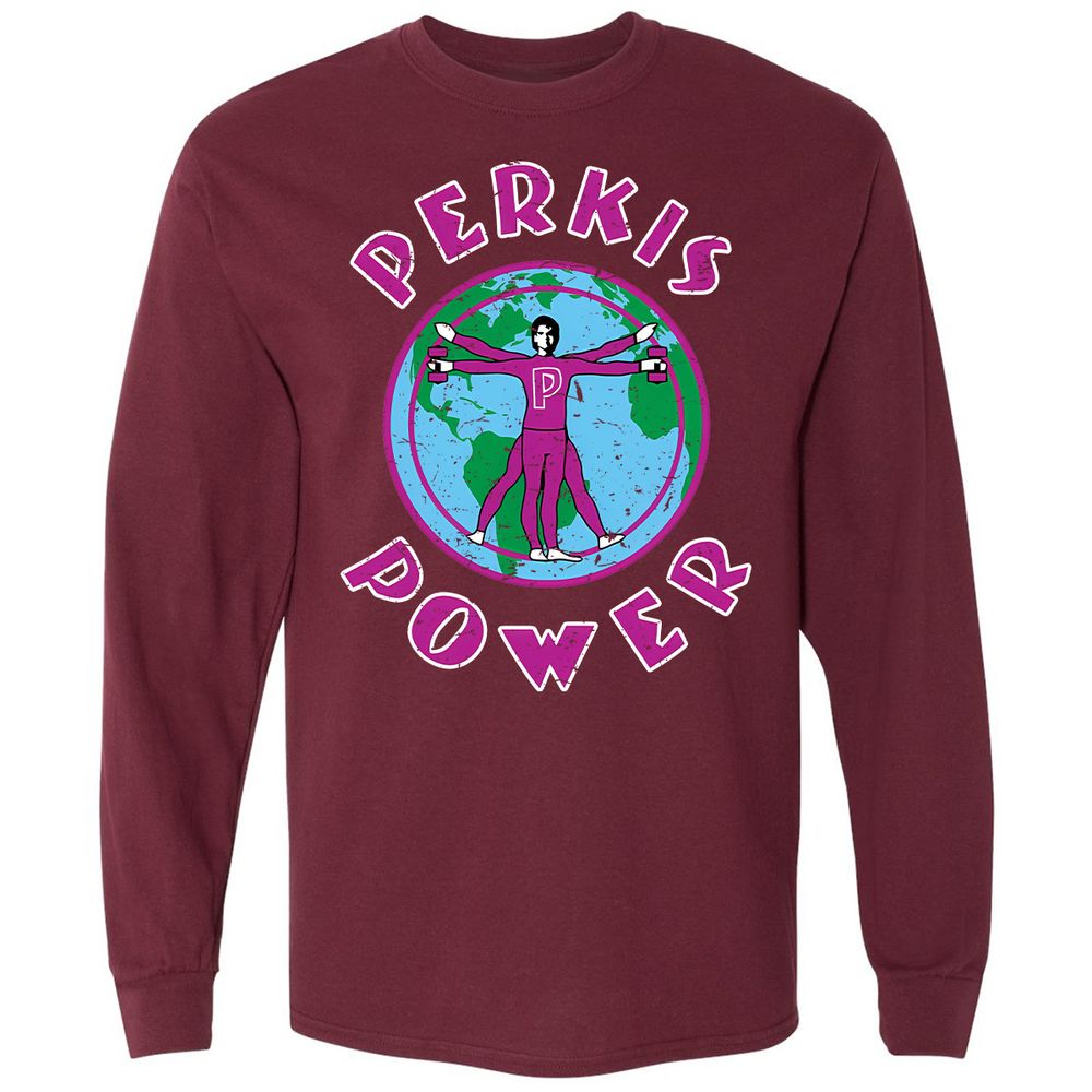 Long Sleeve T-Shirt - JND5TKK3 - Maroon - 11