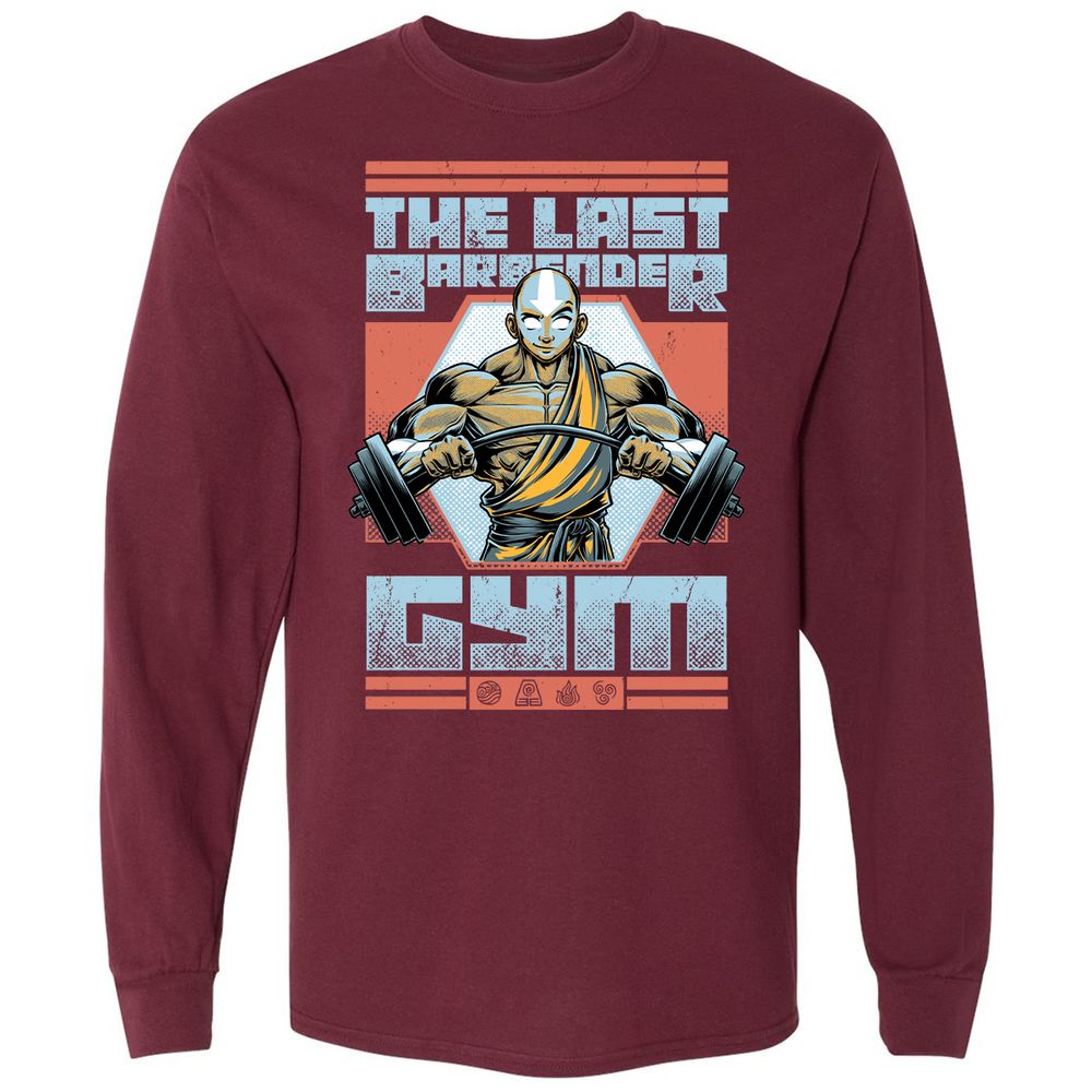 Long Sleeve T-Shirt - 6L64S9QK - Maroon - 11