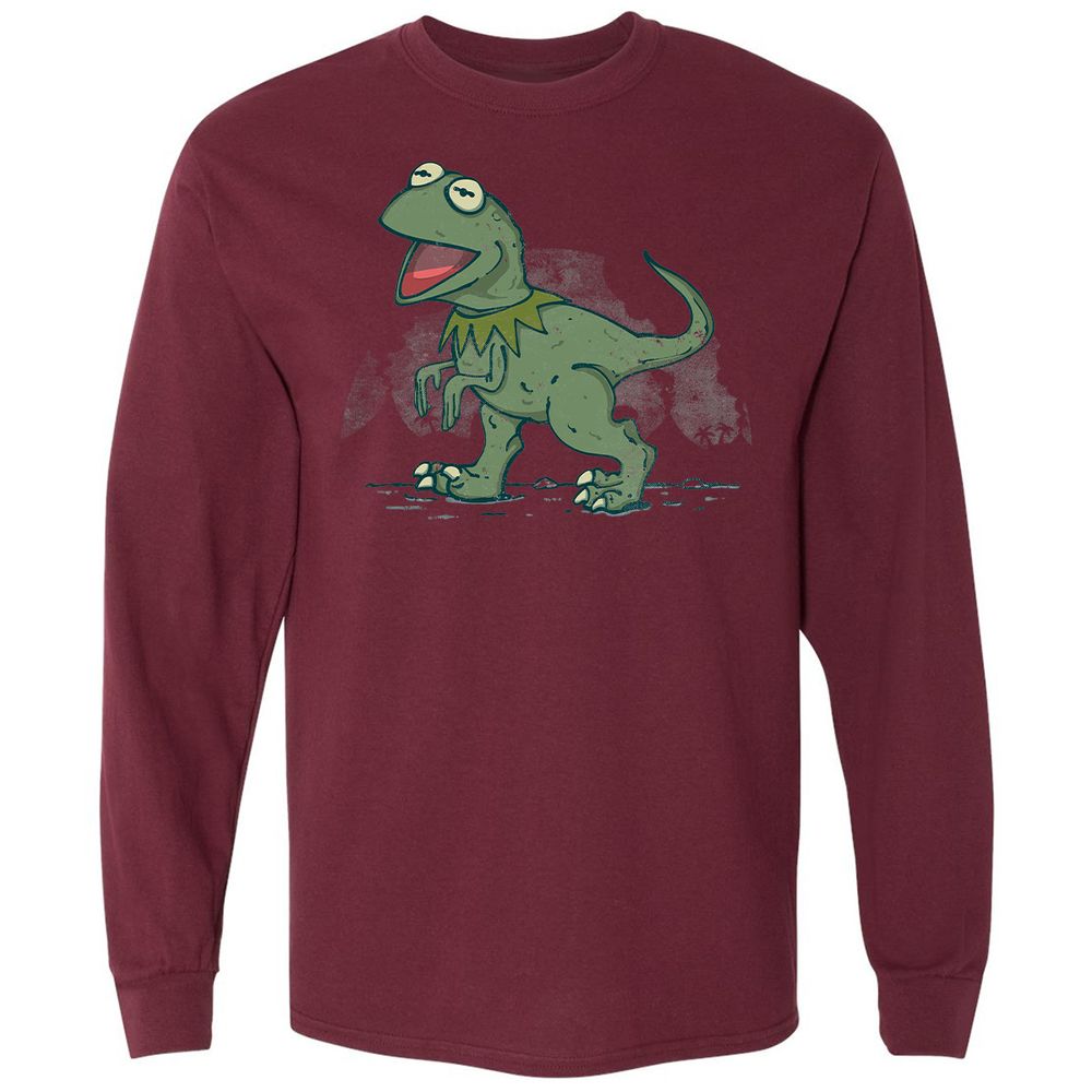 Long Sleeve T-Shirt - RQL89LL6 - Maroon - 11